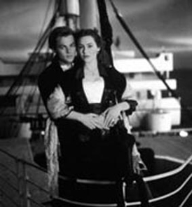 Leonardo DiCaprio and Kate Winslet - Titanic